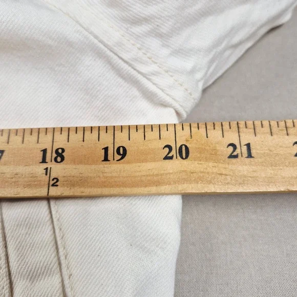 Universal Thread Womens Small Ecru Cropped Moto Jacket Cotton Lyocell W9P38Y NWT - Picture 12 of 13